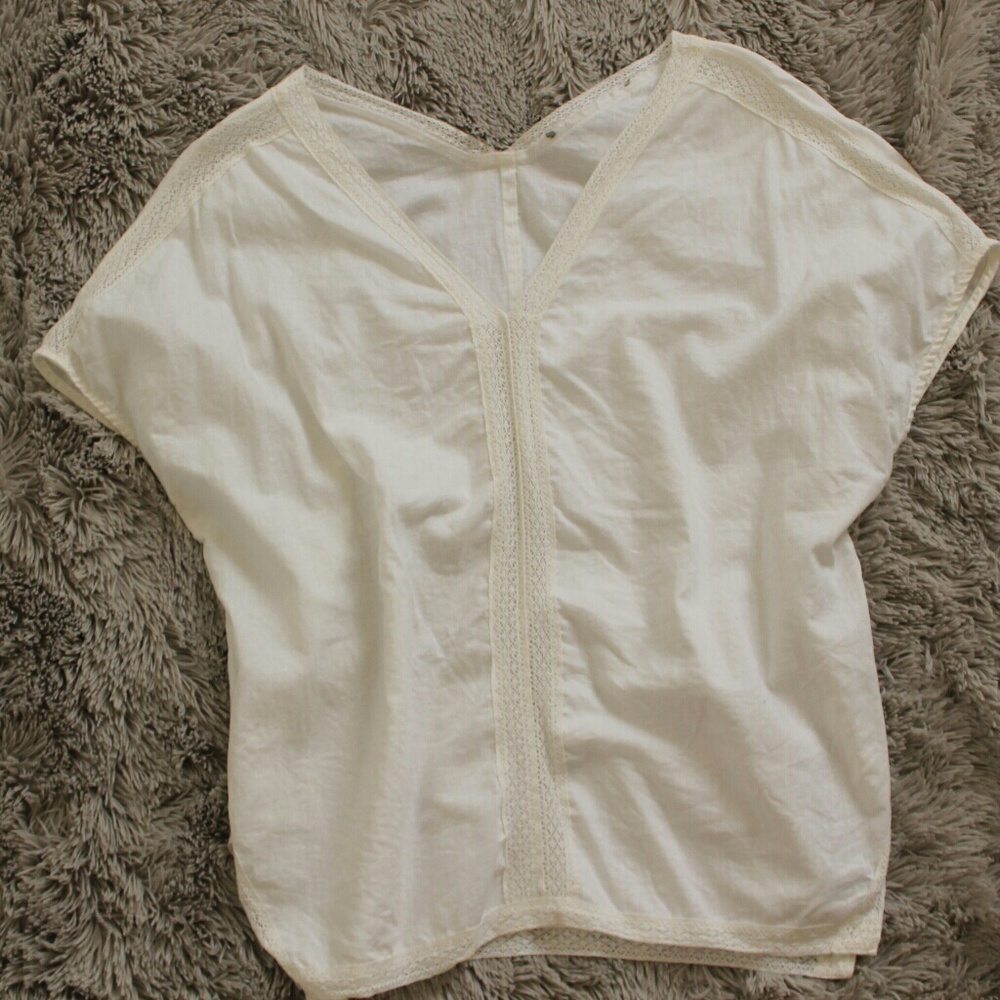 ZARA linen top